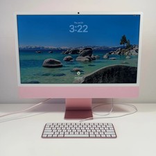 2024 Apple iMac 24" M4 8 Core 4.5GHz 16GB RAM 256GB SSD Pink A3247