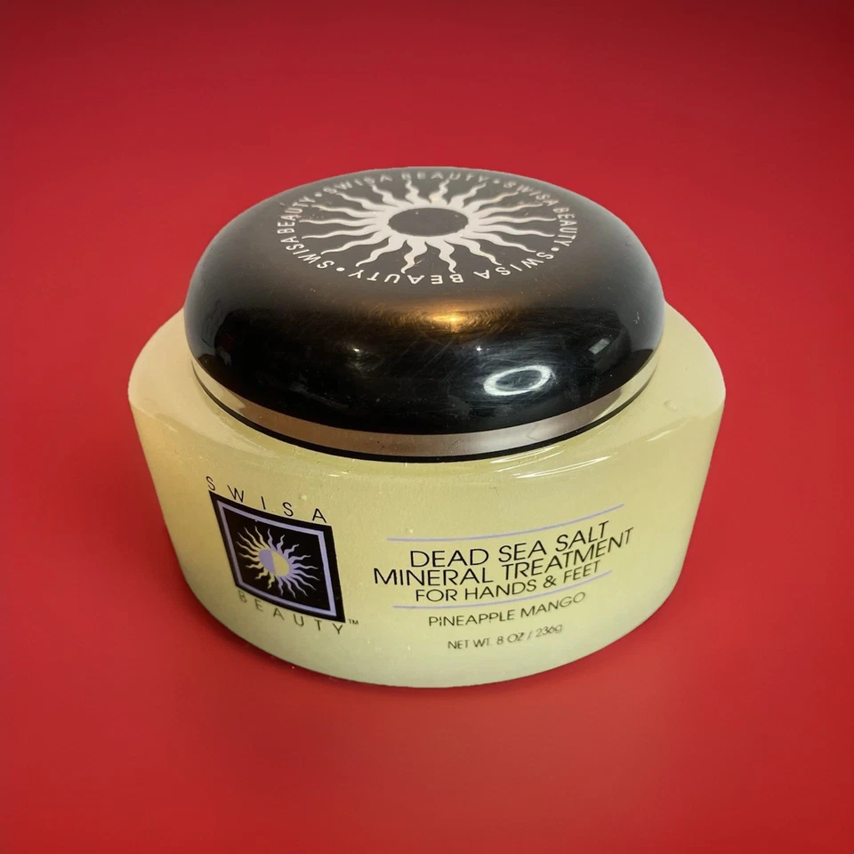  Swisa Beauty Dead Sea Salt Mineral Treatment Pineapple Mango Hands Feet 8 OZ - Image 2 of 4