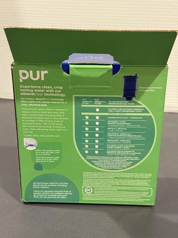 Pur FM-3800B Mineral Clear Faucet Mount with Filter System Open Box 2 Filters - Image 3 of 4
