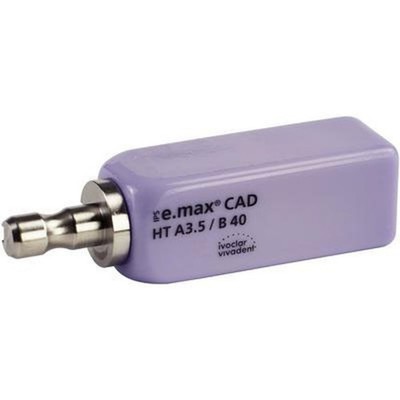 Ivoclar Vivadent IPS e.max CAD HT A3.5 B40L Blocks 3/Pk, 648943