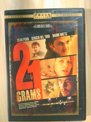 21 Grams DVD 2003 Collector's Edition Sean Penn, Benicio Del Toro, Naomi Watts