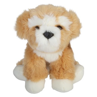 Maltipoo Hund Stofftier Premium Qualität orange - 30 cm x 12 cm