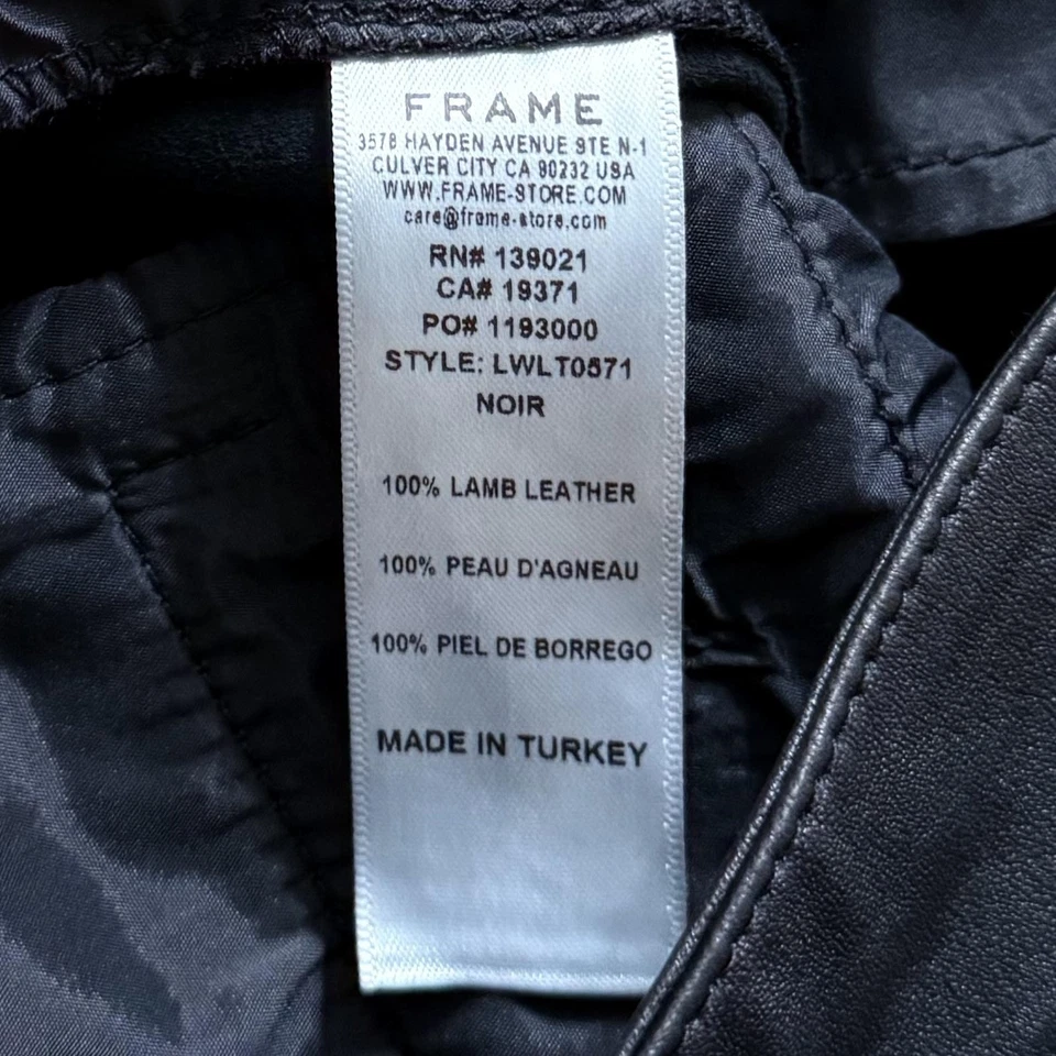 Pantalones Cortos Con Marco Para Mujer 26 Cuero Negro Plisado Tiro Alto Informales Bolsillos Cremallera Foto 4 de 4