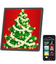 64x64 Programmable Pixel Art Display, Digital Frame with APP Control, Creativ...