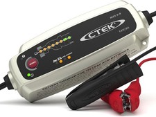 Caricabatterie CTEK MXS 5.0 12V Compensazione Temperatura Automatica Nero NUOVO