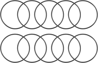 10 StüCk Metrische Nitrilkautschuk O-Ringe Dichtung 47Mm AD 44Mm ID 1,5Mm Breite