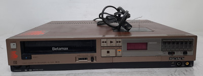 Vintage SONY Betamax Model SL-2305 Video Cassette Recorder Beta VCR Tested Read!