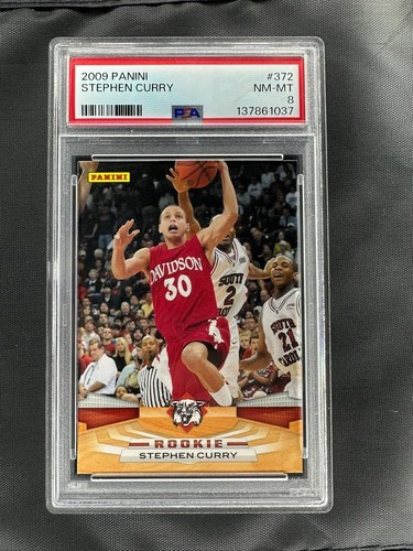 2009-10 Panini Rookie Stephen Curry #372 PSA 8 RC