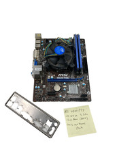 MSI H81M - P33 LGA 1150 HyperX 16gb Ram DDR3 i5-4460 3.2GHz Motherboard Combo