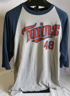 minnesota twins 3 4 sleeve shirts