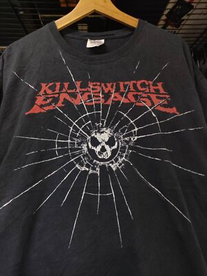 Vtg 00's Killswitch Engage Special Edition Cover T-Shirt Black tee
