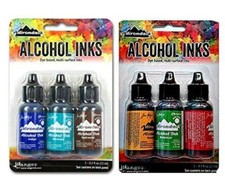 Ranger Adirondack Alcohol Ink Bundle Ink Set Marina Conservatory Tim Holtz