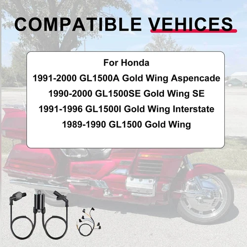 3x Ignition coil + Sub-wire for Honda GL1500 A SE I Goldwing 1500 1989 1999-2000 - Bild 4 von 11