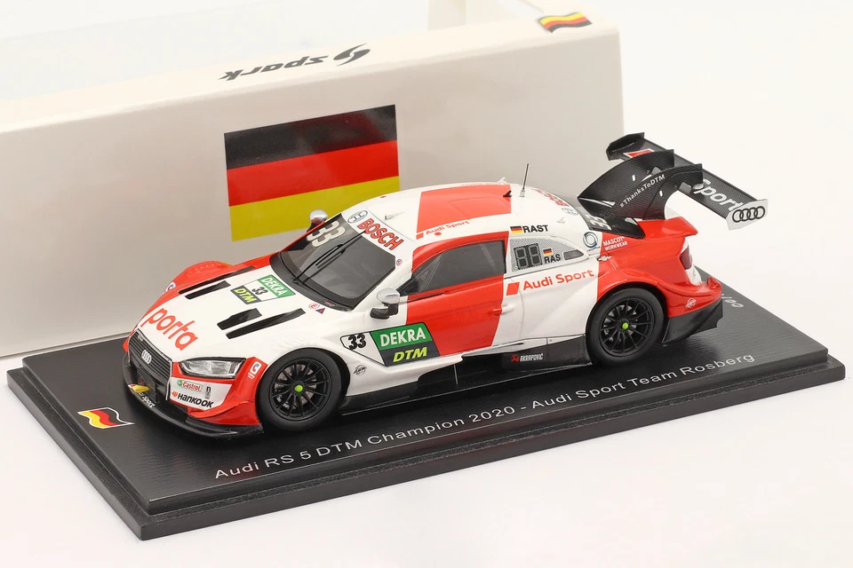 Audi RS5 DTM #33 DTM Champion 2020 Rene Rast 1:43 Spark - Bild 1 von 1
