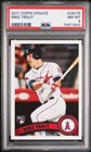 2011 Topps Update Baseball Mike Trout Rookie Card #US175 PSA MN-MT 8