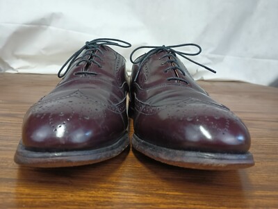 Johnston Murphy Optima Burgundy Wingtip Oxford Shoes Men display picture 2