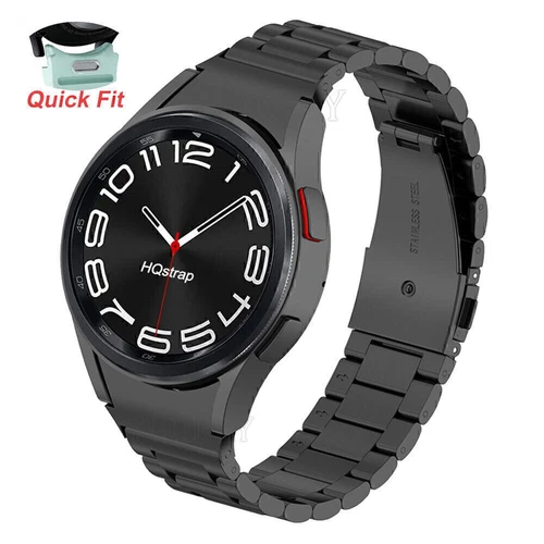 Quick Fit Armband für Samsung Galaxy Watch 7/FE/6/5/4 40mm 44mm 5 Pro Metallband - Bild 18 von 36