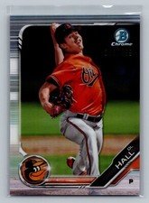 2019 Bowman Chrome #BCP-139 DL Hall Refractor /499