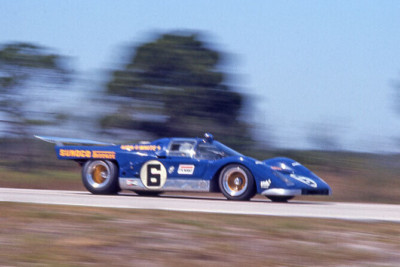 1971 Sunoco Ferrari 512M Mark Donohue 12 Stunden Sebring 4x6 Foto 
