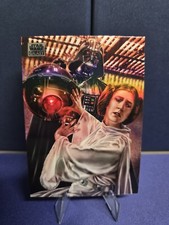 2024 Topps Chrome Star Wars Galaxy Darth Vader Princess Leia Refractor
