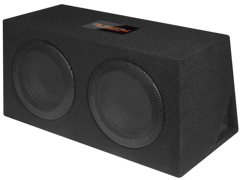 B-Ware MUSWAY MR206Q Dual Bassreflex Subwoofer Bassreflexbox 2 x 16,5 cm (6.5“ - Bild 3 von 4