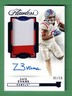 2023 PANINI FLAWLESS COLLEGIATE ZACH EVANS AUTO PATCH BLUE 1/15 ROOKIE RC JETS
