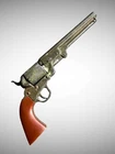 50s Marx Famous Firearms Miniature Western Colt  Revolver Toy Model Gun 3.5”