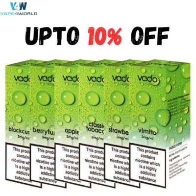 Vado Syrup 10 x VADO E Liquid Vape Juice 50VG 50PG 3mg | 6mg |12mg | 18mg Fast ...