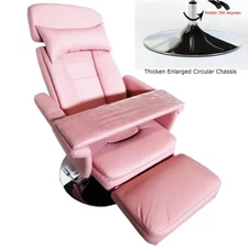 Pink Air Pressure Facial Bed SPA Massage Table Salon Chair 360 Degree Rotation