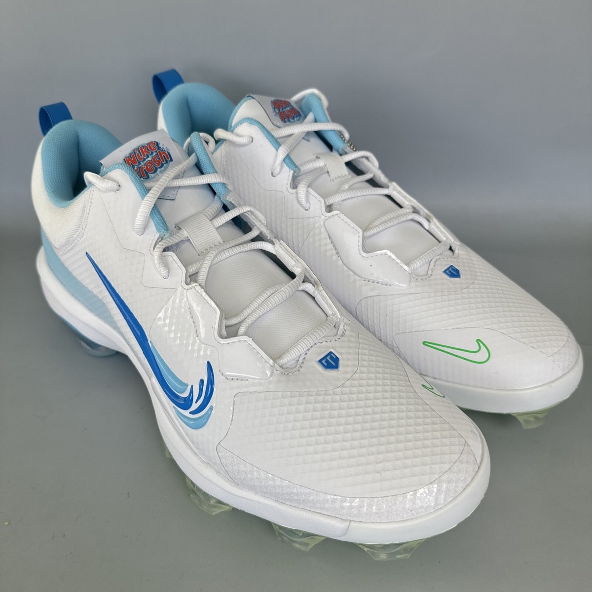 Nike Force Trout 9 Pro MCS Baseball Cleats White/Blue (FQ7726-104) Men\'s Size 14 Amazon.com | Nike Men main image 3
