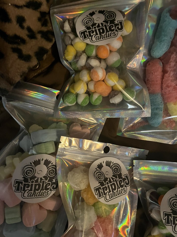 Freeze Dried Candy Variety Pack Skittles, Marshmallows, Gummy Bears