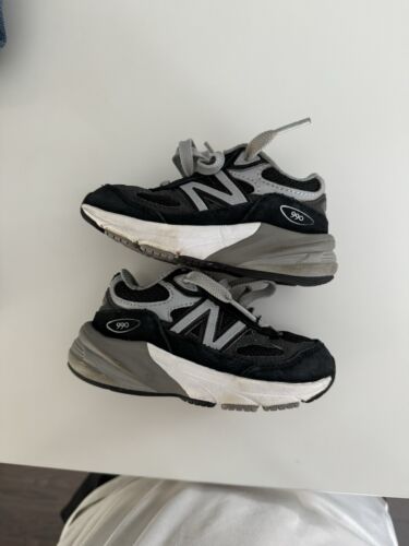 Kids' Toddler New Balance 990 V6 Casual Shoes Black/Grey