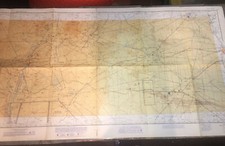 Vintage Sectional Aeronautical Chart Map Albuquerque 1962 49th Edition