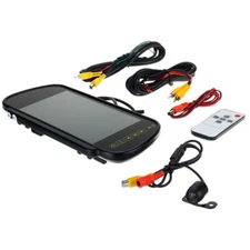 7" mirror monitor backup camera rearview system HD night vision car truck Van