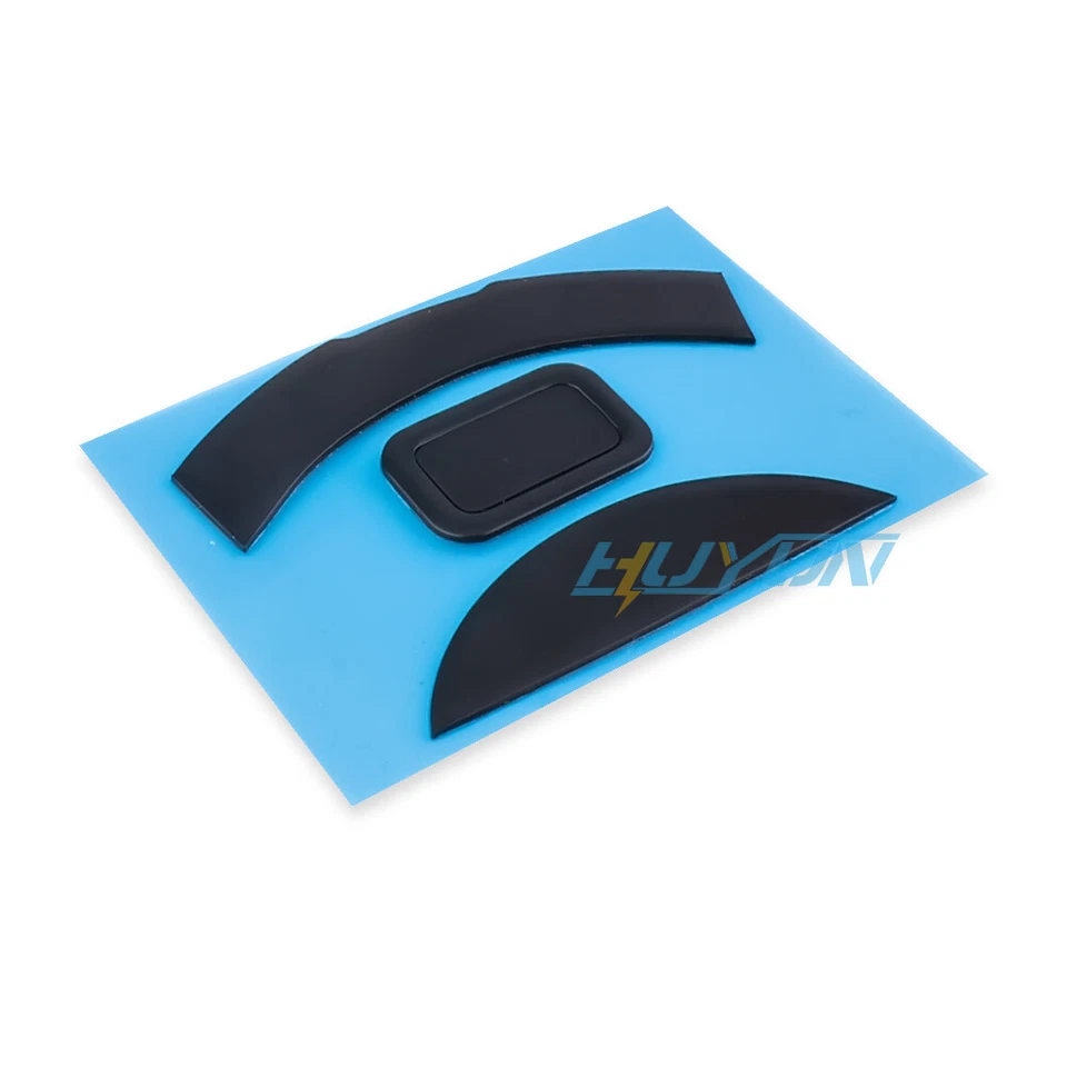 2 Sets Black Rounded Curved Edges Mouse Feet Skates for Razer Deathadder Elite - Image 3 of 4