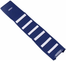 SDG 6-Rib Blue/Gray Gripper Seat Cover (95942XDX)