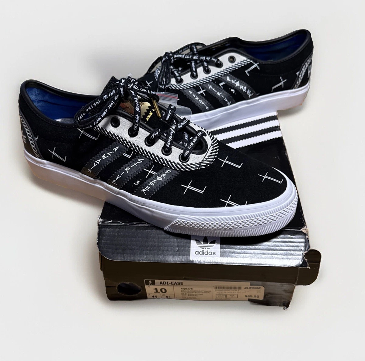 新品レア!  EASE ASAP FERG 29cm A$AP Ferg x adidas Adi-Ease Black for Sale | Authenticity