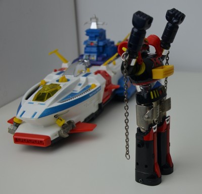 Vaisseau DX Battle Shark Popinica Godaikin Chogokin - Battle Fever J - Bandai - Occasion