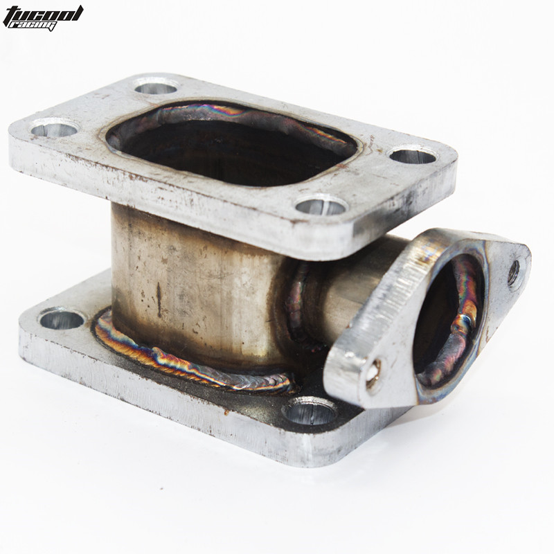 STAINLESS STELL T3-T3 TURBO MANIFOLD ADAPTER+38MM WASTEGATE FLANGE OUTLET