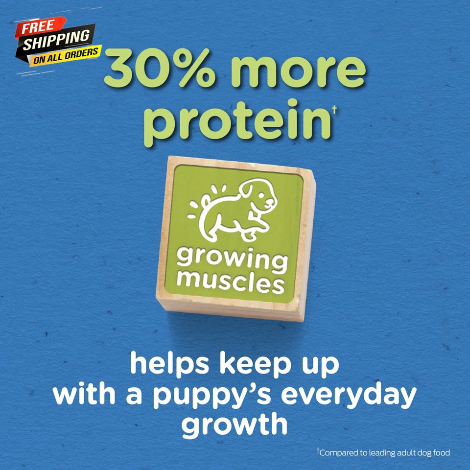 Comida seca para cachorros Purina Puppy Chow alta en proteínas, tierna y crujiente con carne de res real🐶 Foto 4 de 4