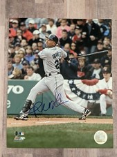Raul Ibanez Signed 8x10 Photo File COA Seattle Mariners Royals Yankees Phillies