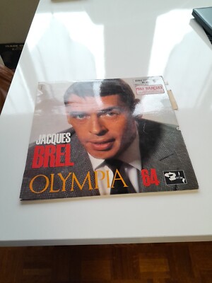 Jacques Brel - Olympia 64 - 33 Umdrehungen 25cm 10''