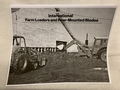 International Farm Loaders Rear Mounted Blades Sales Brochure Reproduction Copy