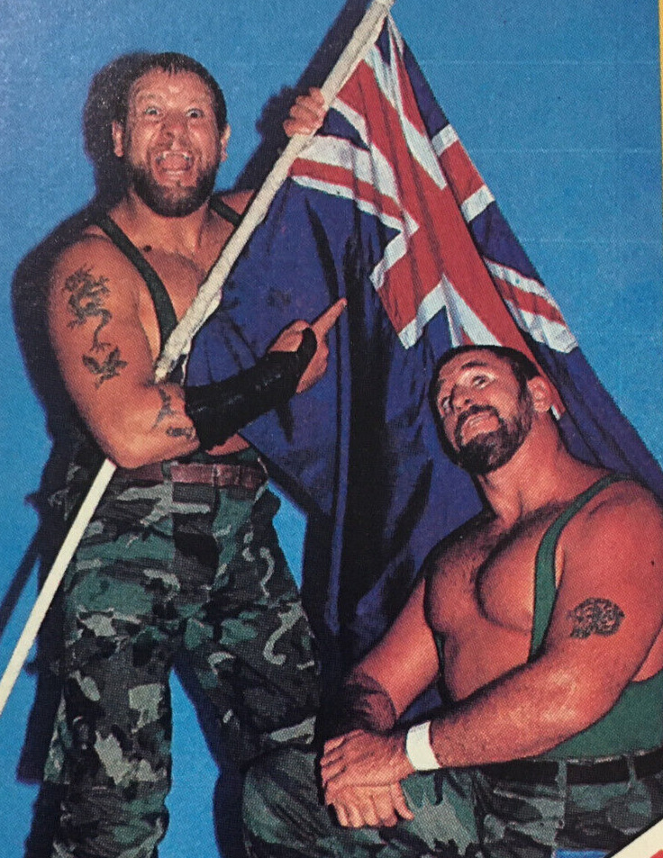 1985  O'Quinn Wrestling All-Stars   - BUSHWHACKERS - SHEEPHERDERS - WWF