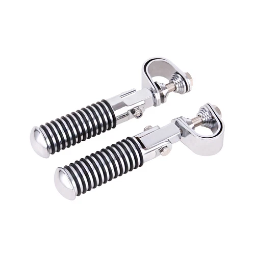 1"~1-1/4" U Clamp Highway Engine Guard Bar Crash Foot Pegs For Harley Motorcycle - Bild 6 von 7