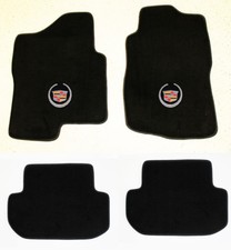 New Black Floor Mats 2003 - 2007 Cadillac Cts 4 Pc Set Official Crest Logo New Black Floor Mats 2003 - 2007 Cadillac Cts 4 Pc Set Official Crest Logo