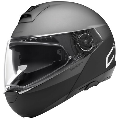 New Schuberth C4 Pro Helmet Men's LG Swipe Grey #4569636360 | eBay