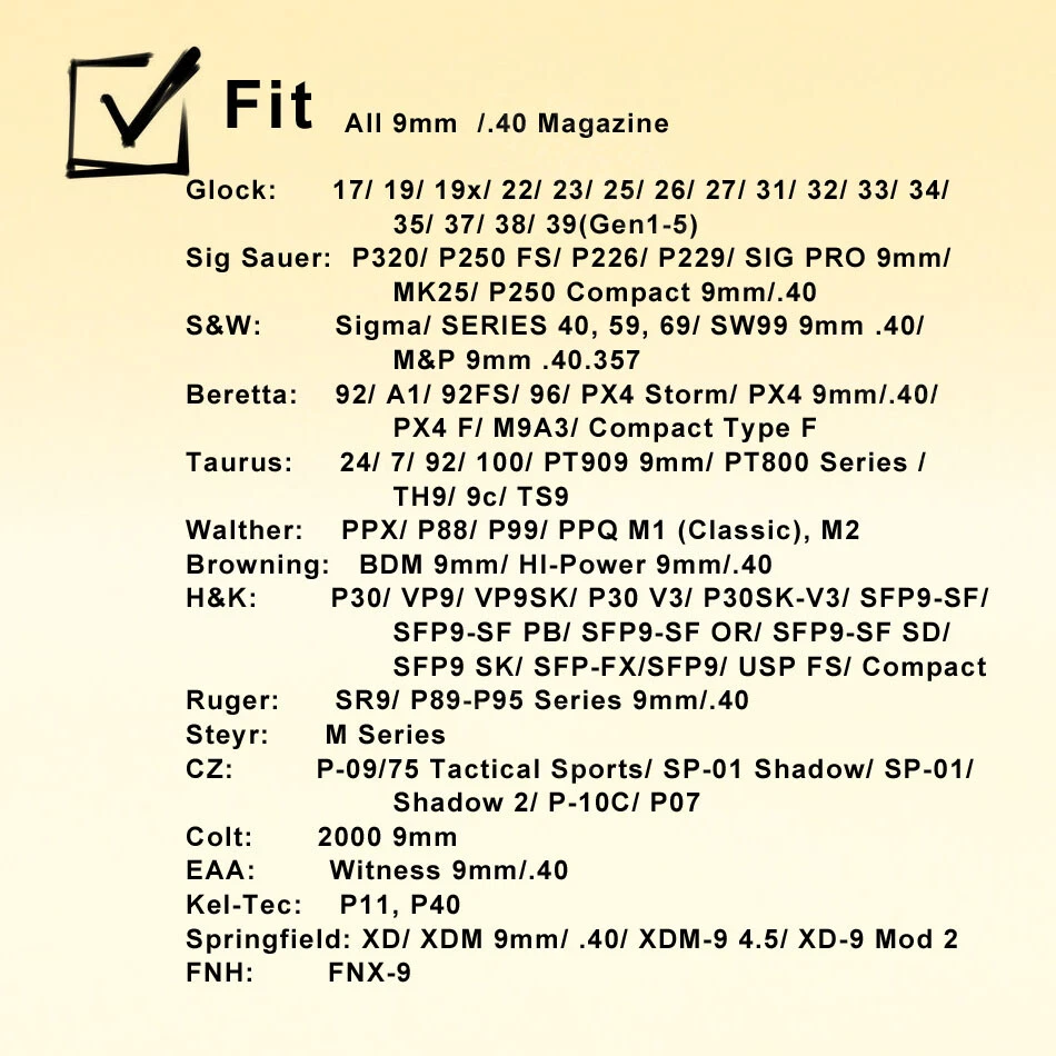 SR9 MAX-9 Double Magazine Holster For Ruger SR9 MAX 9 SR40 Security 9 Mag Pouch - Image 2 of 4