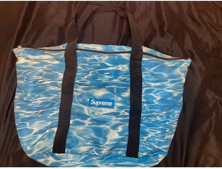 Supreme Ripple Packable Tote Blue SS17