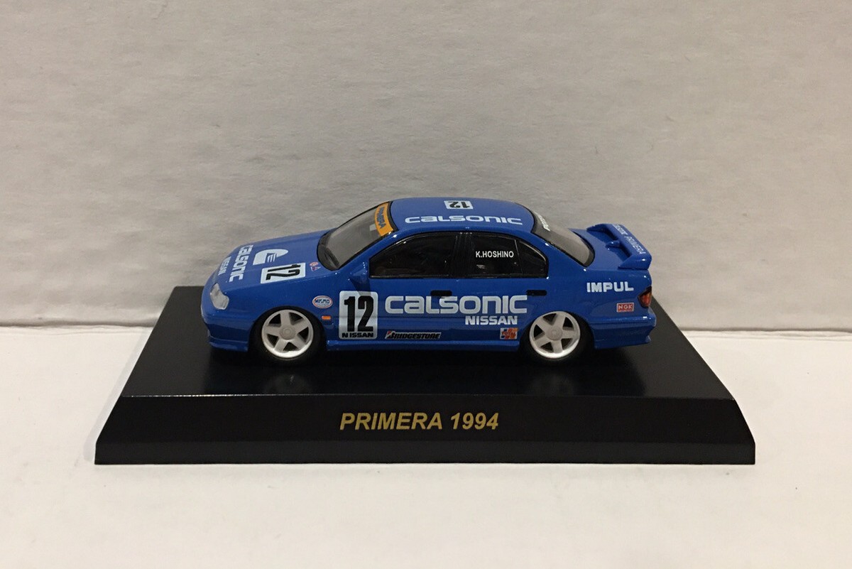 1/64 Kyosho Nissan Primera CALSONIC (1994) Impul #12 Diecast Car